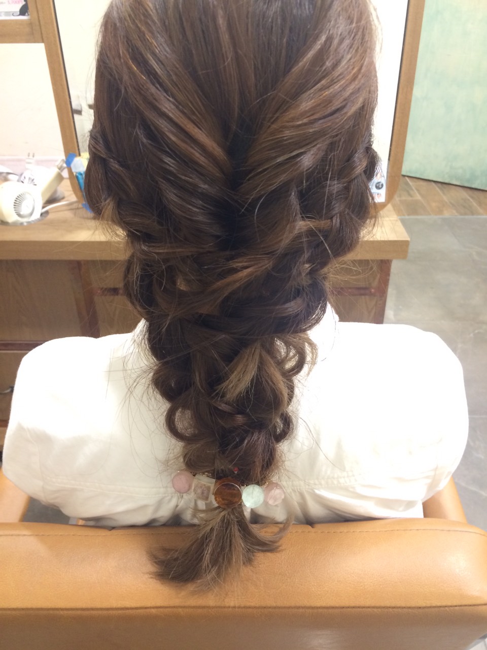 くるりんぱヘアアレンジ応用編完成