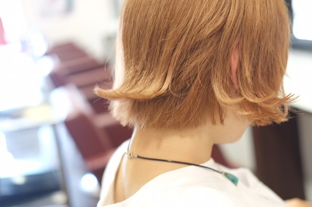 外ハネヘアアレンジ