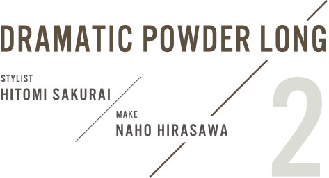 dramatic powder long