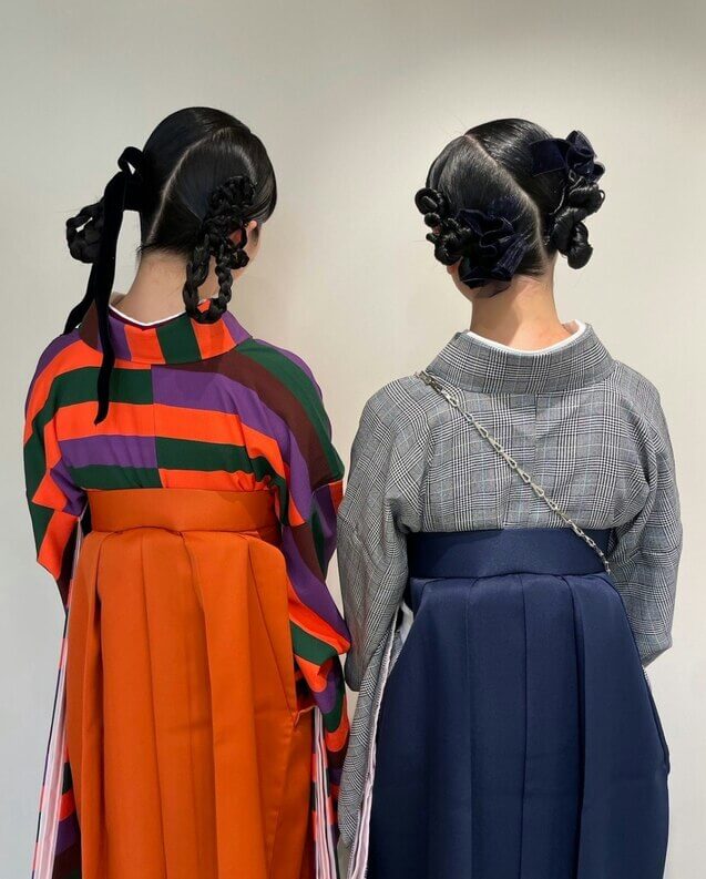 卒業式ヘアー