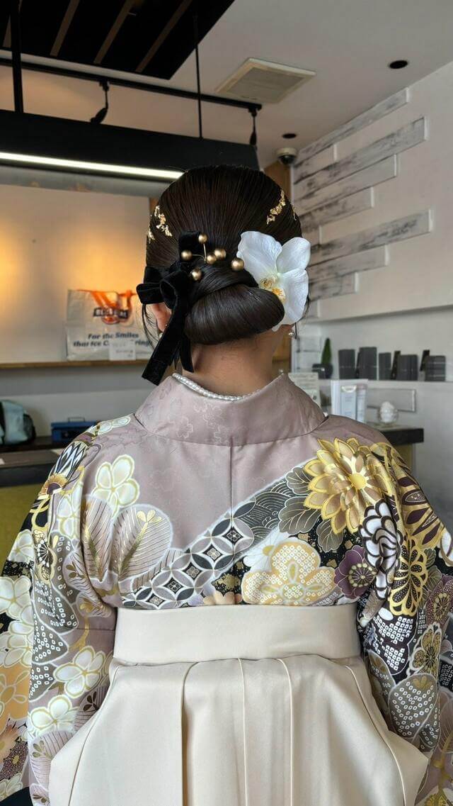 卒業式ヘアー