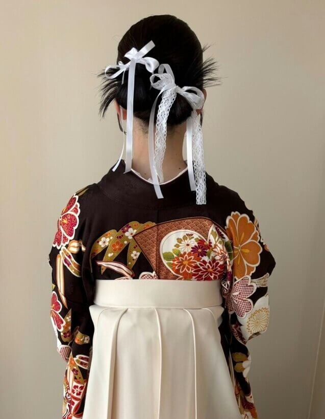 卒業式ヘアー