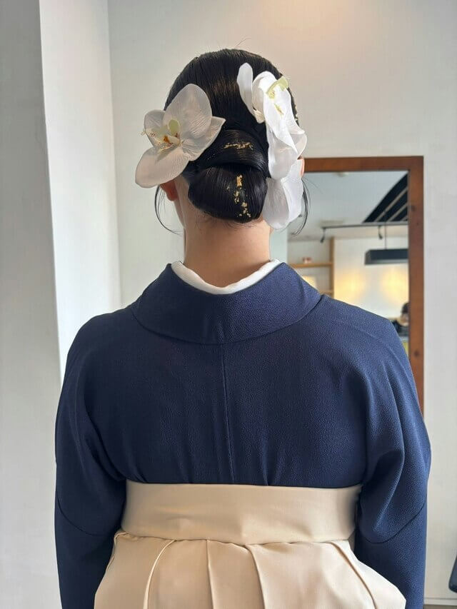 卒業式ヘアー
