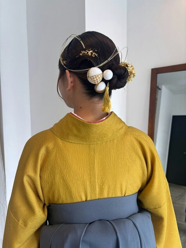 卒業式ヘアー
