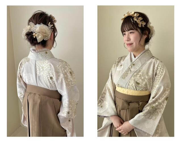 卒業式ヘアー