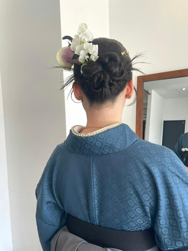 卒業式ヘアー