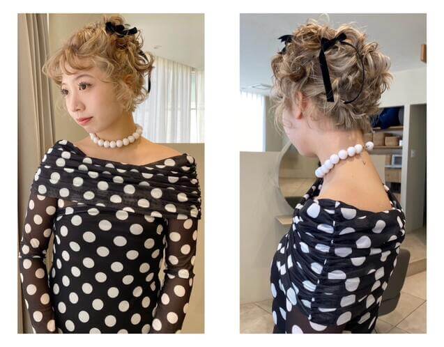 卒業式ヘアー