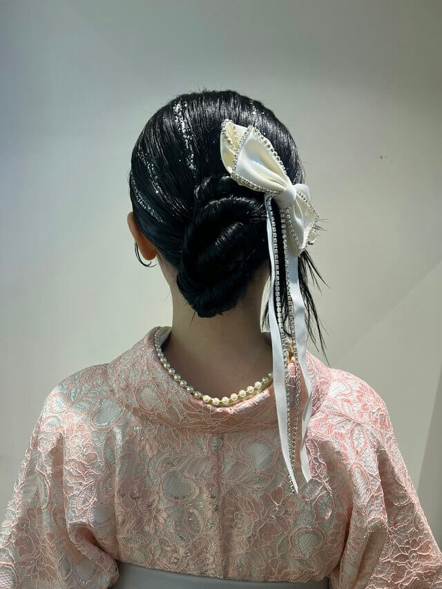 卒業式ヘアー